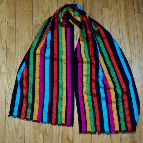 Paul Smith Other - PAUL SMITH Multi-Colored Striped Scarf